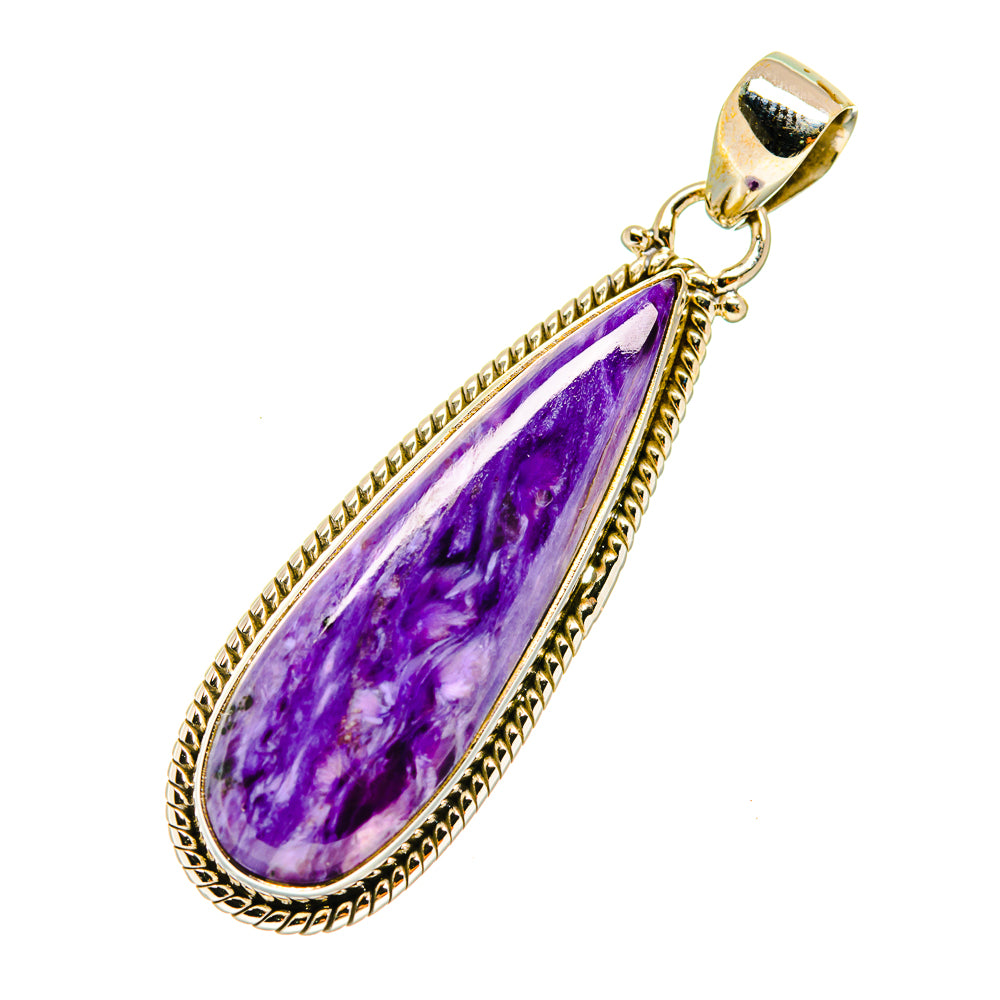 Charoite Pendants handcrafted by Anasilvercos - PD3848