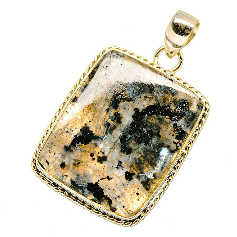 Gabbro Stone Pendants handcrafted by Anasilvercos - PD3872