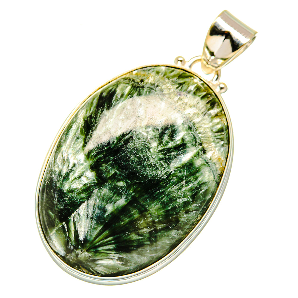 Seraphinite Pendants handcrafted by Anasilvercos - PD3876