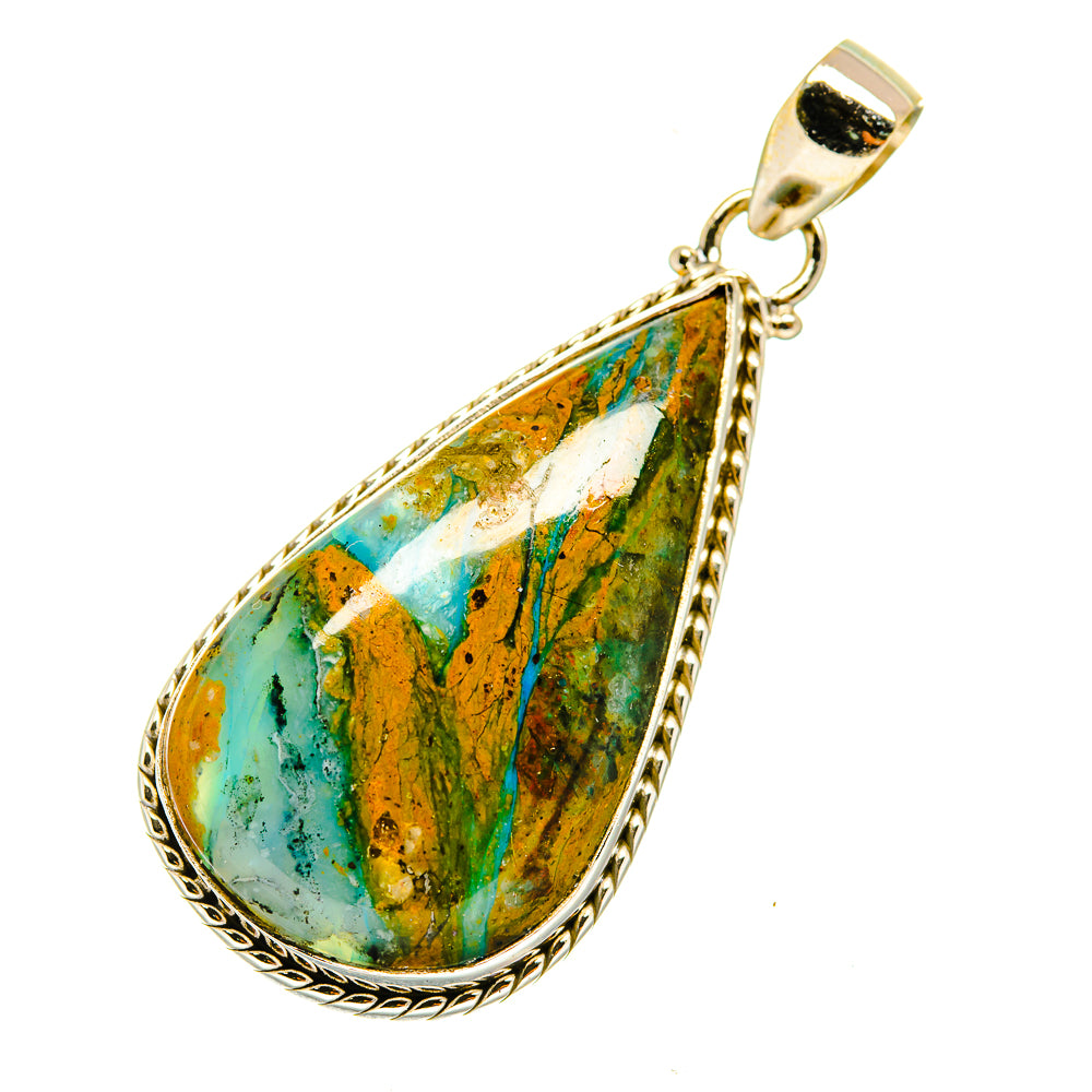 Peruvian Opal Pendants handcrafted by Anasilvercos - PD3886