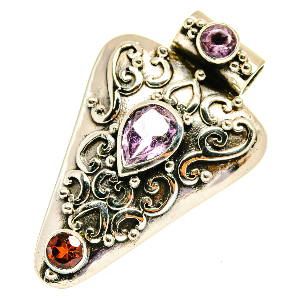 Amethyst Pendants handcrafted by Anasilvercos - PD3889