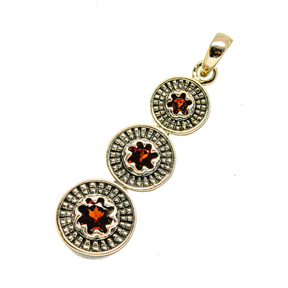 Garnet Pendants handcrafted by Anasilvercos - PD3898