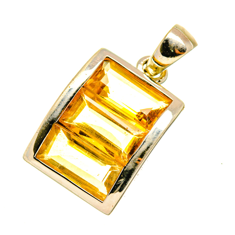 Citrine Pendants handcrafted by Anasilvercos - PD3901