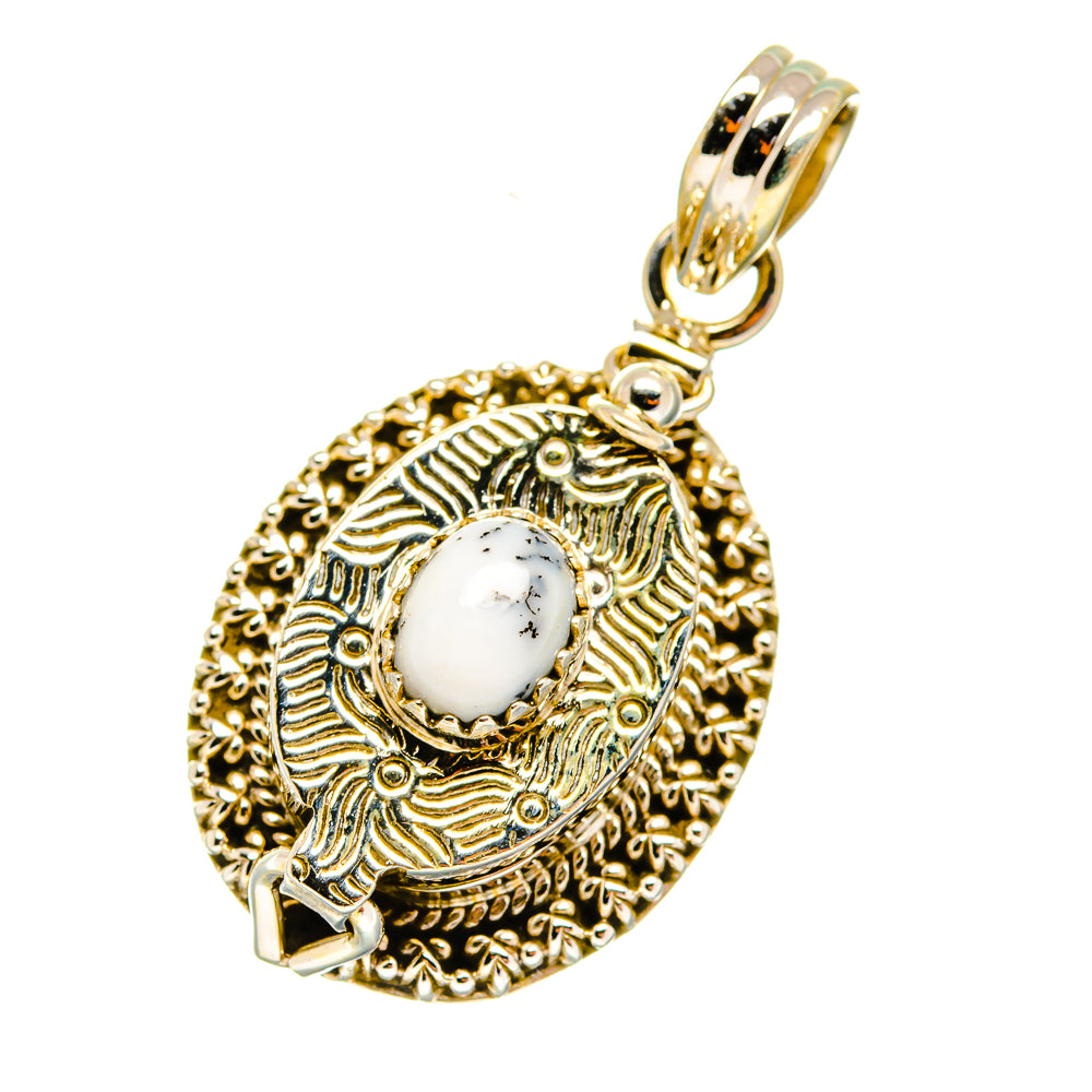 Dendritic Opal Pendants handcrafted by Anasilvercos - PD3903