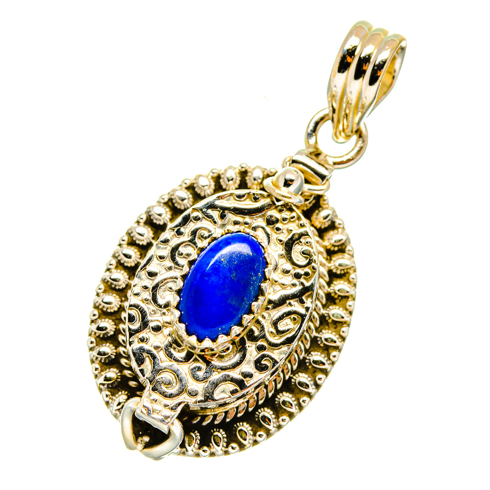 Lapis Lazuli Pendants handcrafted by Anasilvercos - PD3905