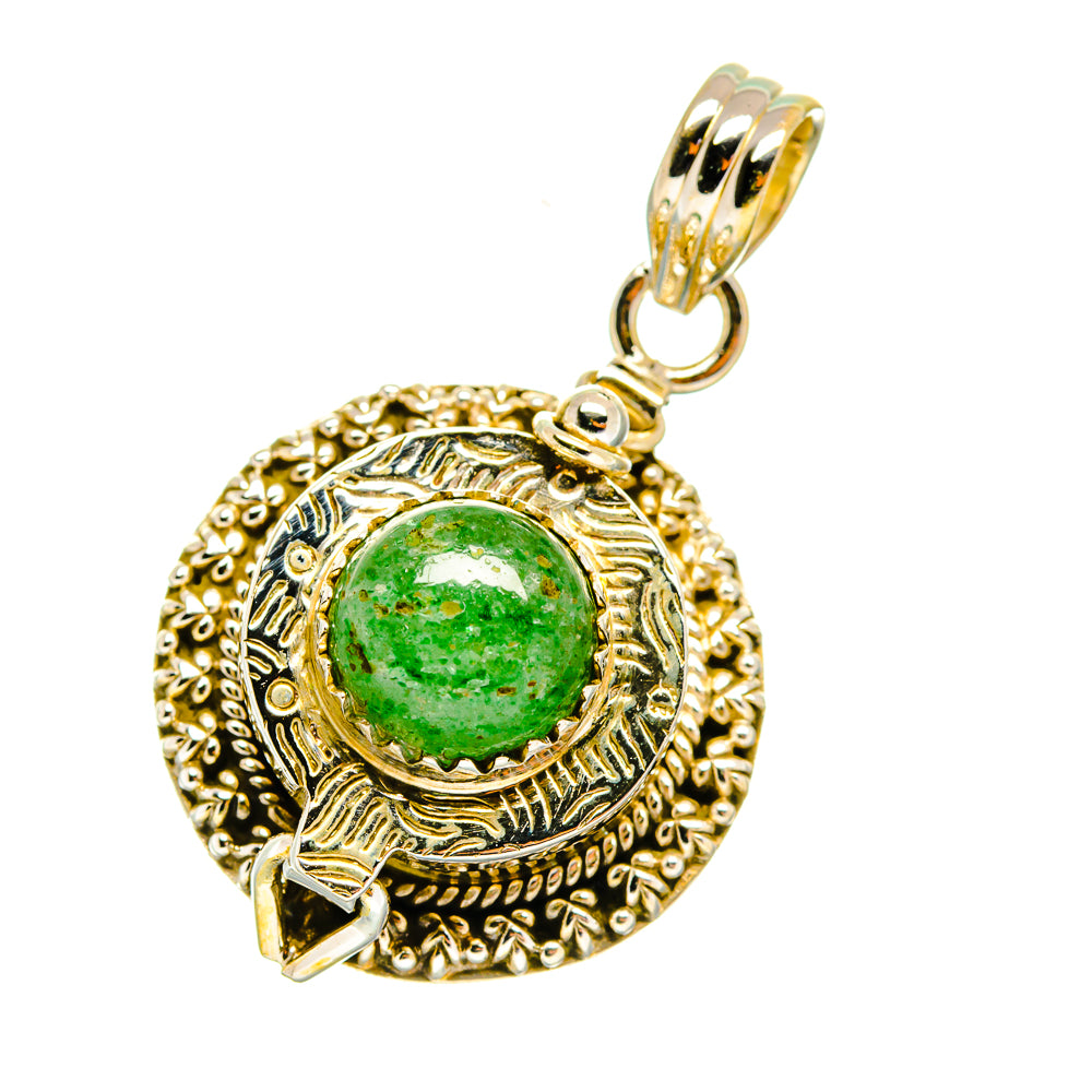 Green Aventurine Pendants handcrafted by Anasilvercos - PD3913