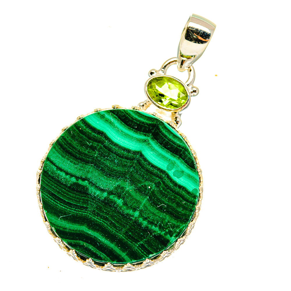 Malachite Pendants handcrafted by Anasilvercos - PD3950