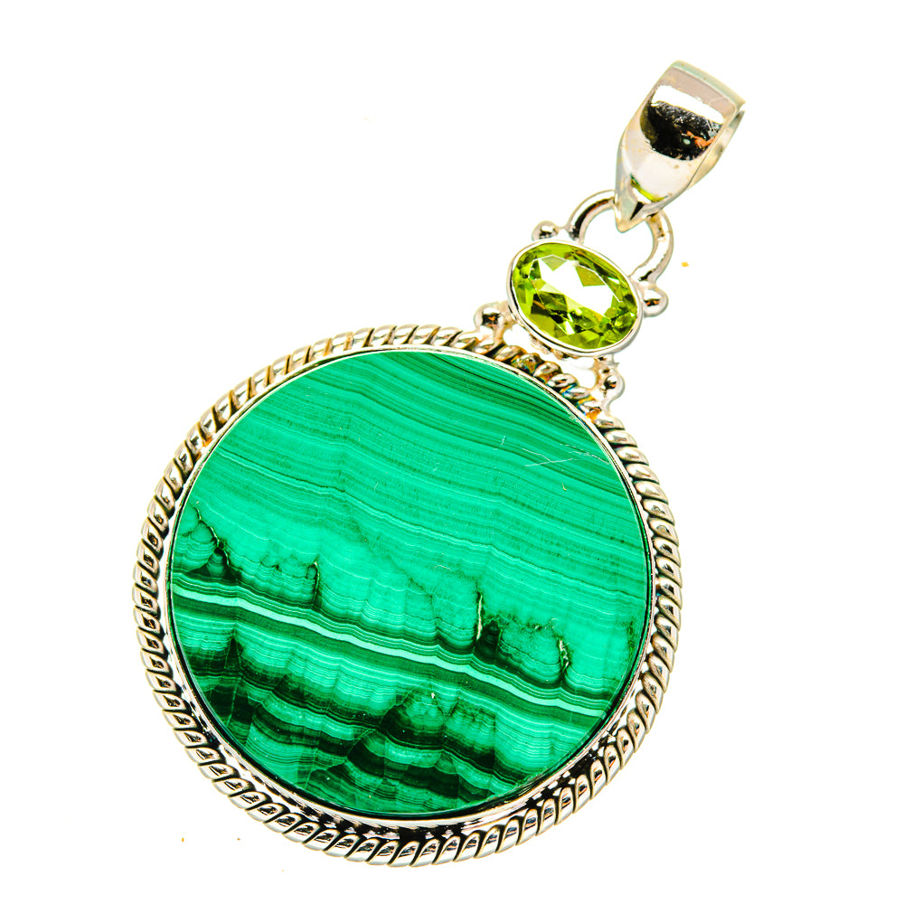 Malachite Pendants handcrafted by Anasilvercos - PD3951