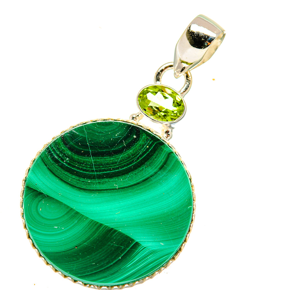 Malachite Pendants handcrafted by Anasilvercos - PD3952
