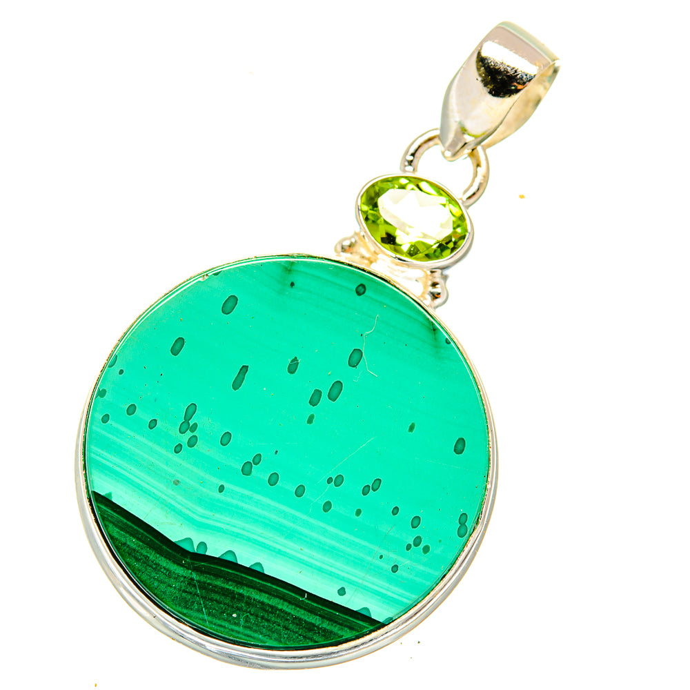 Malachite Pendants handcrafted by Anasilvercos - PD3954