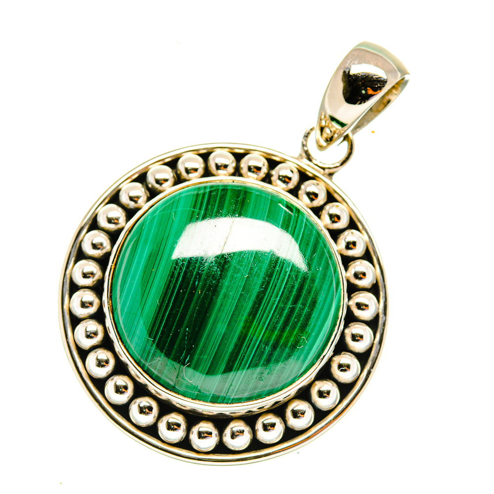 Malachite Pendants handcrafted by Anasilvercos - PD3955