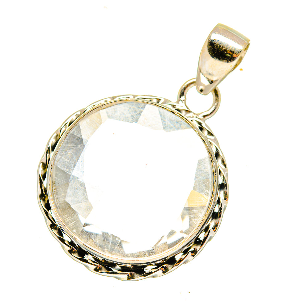 White Quartz Pendants handcrafted by Anasilvercos - PD3959
