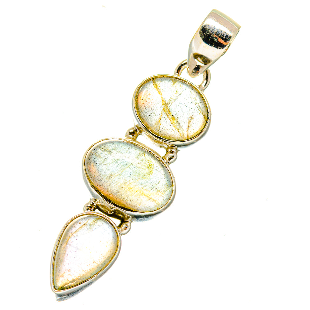 Labradorite Pendants handcrafted by Anasilvercos - PD3971 - Photo 2