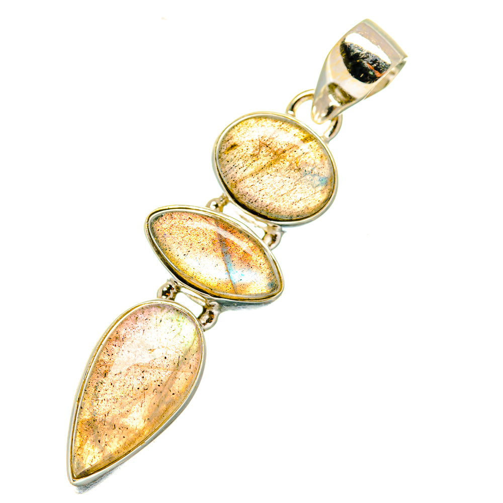 Labradorite Pendants handcrafted by Anasilvercos - PD3972