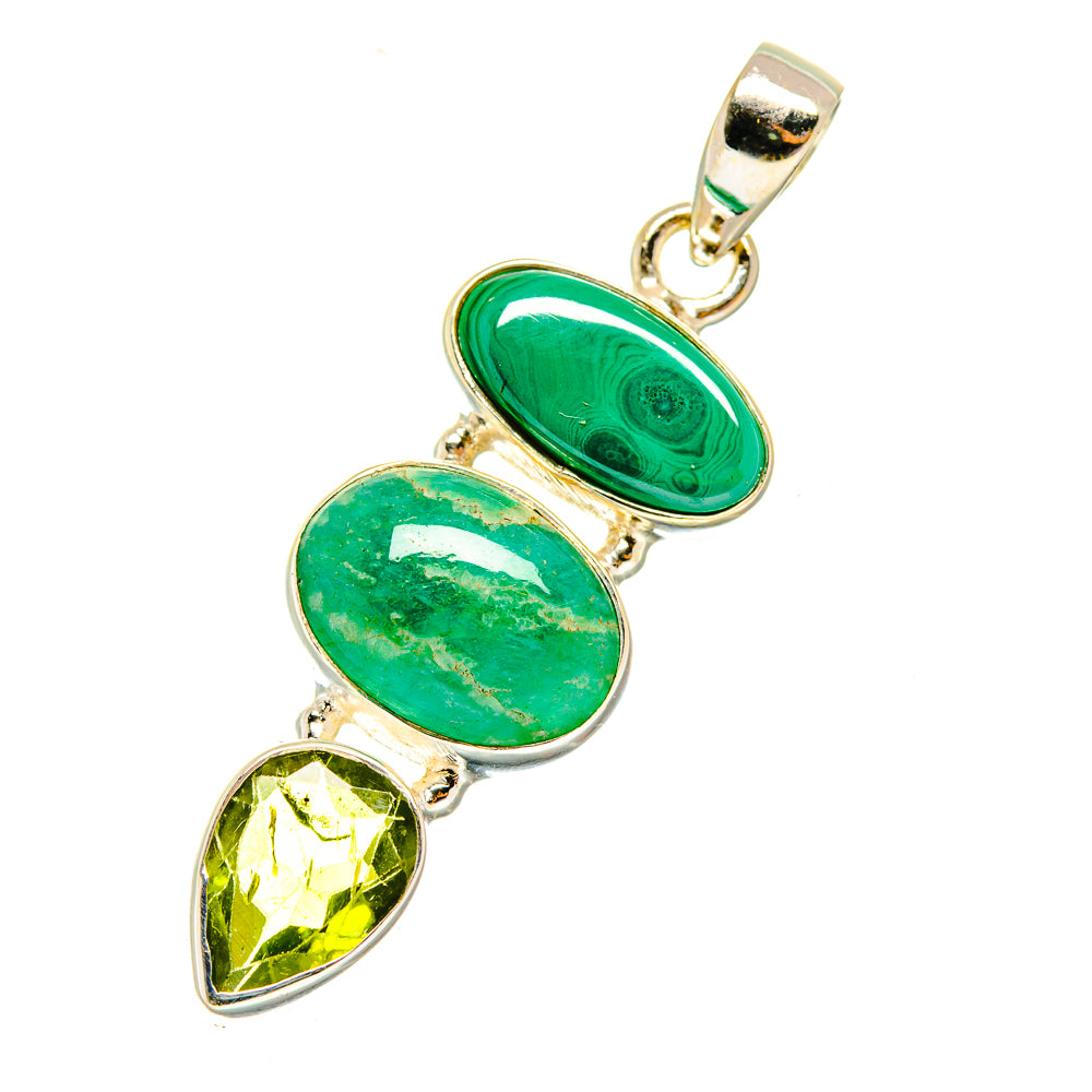Amazonite Pendants handcrafted by Anasilvercos - PD3974