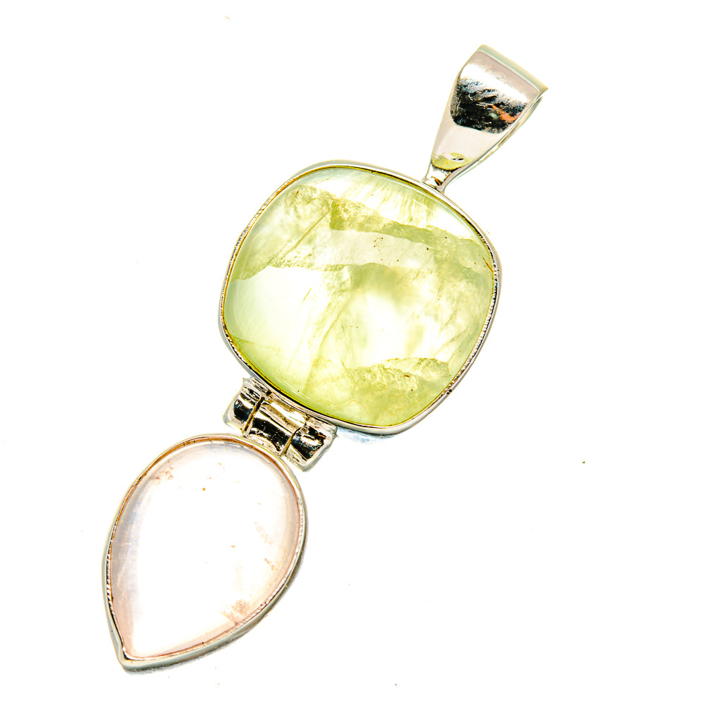 Prehnite Pendants handcrafted by Anasilvercos - PD3991