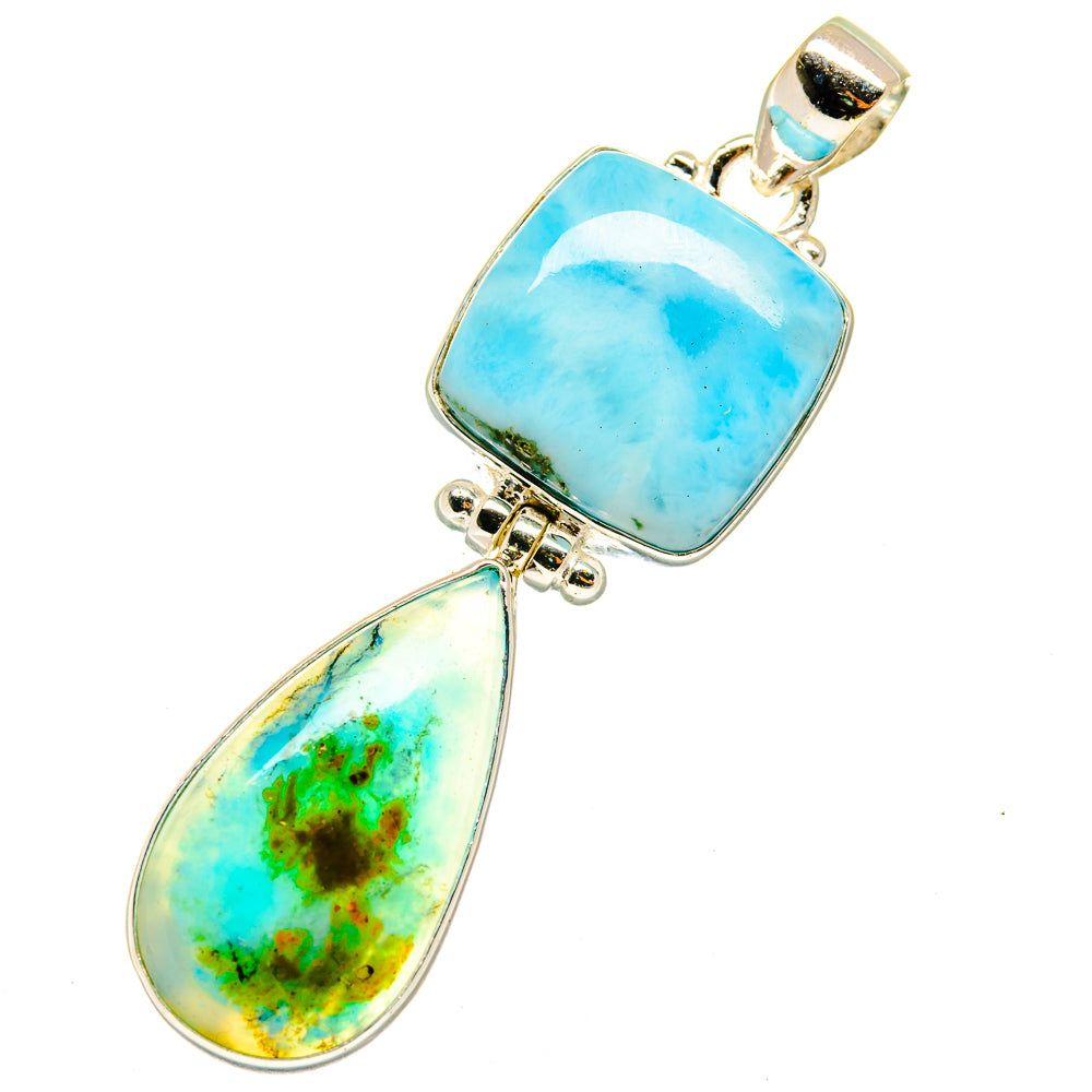 Peruvian Opal Pendants handcrafted by Anasilvercos - PD3993
