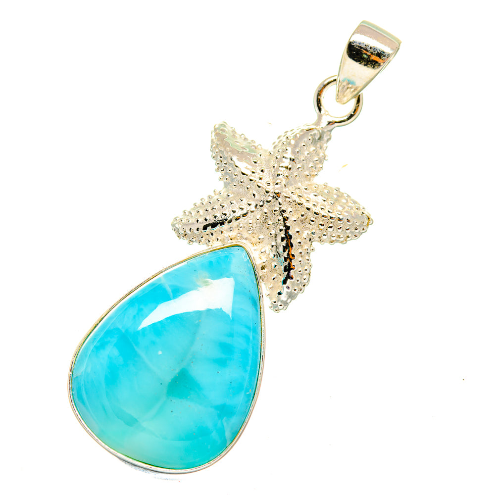Larimar Pendants handcrafted by Anasilvercos - PD3995