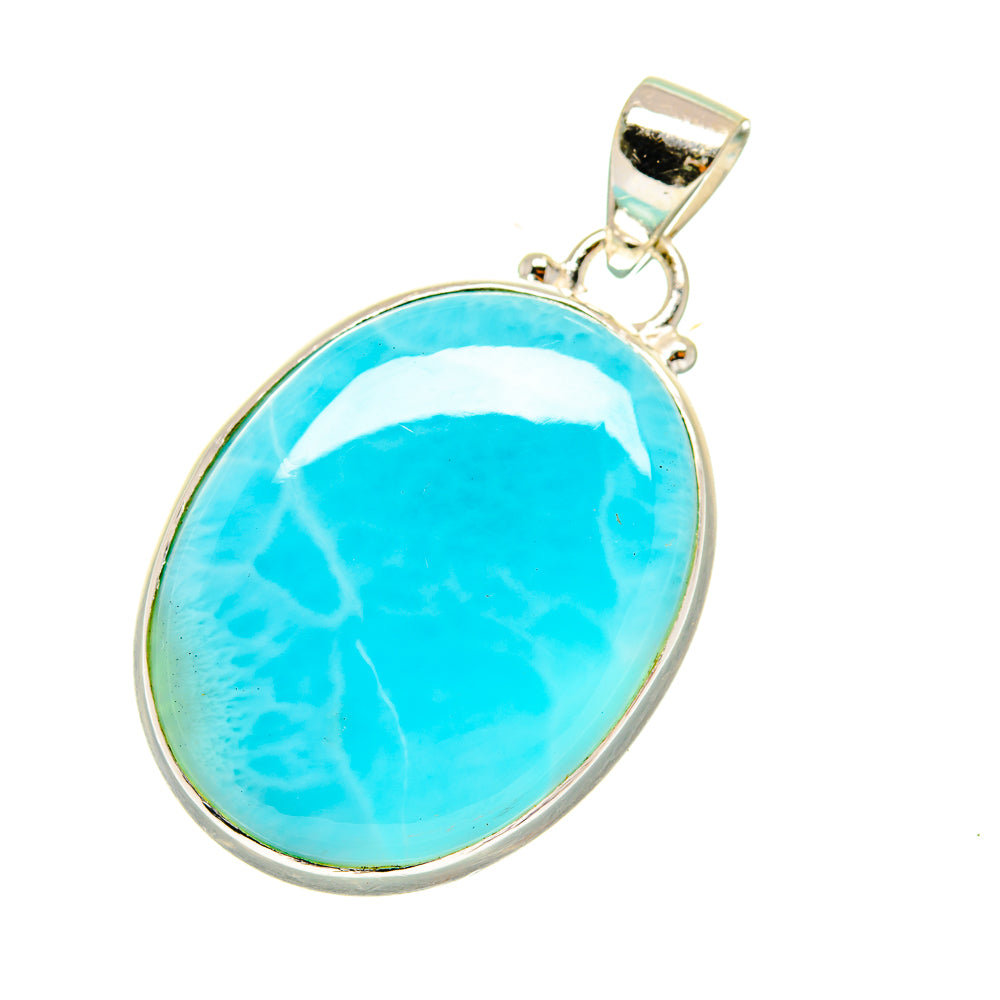 Larimar Pendants handcrafted by Anasilvercos - PD3996