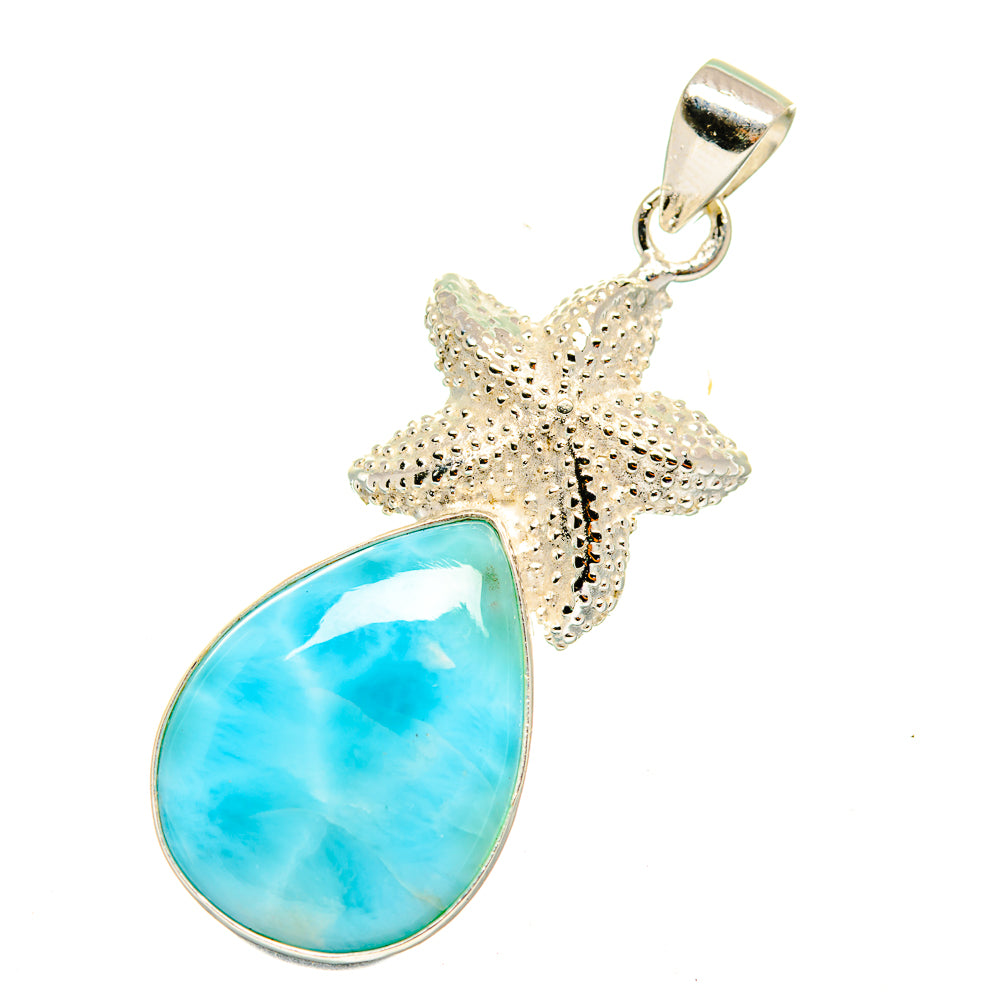 Larimar Pendants handcrafted by Anasilvercos - PD3997