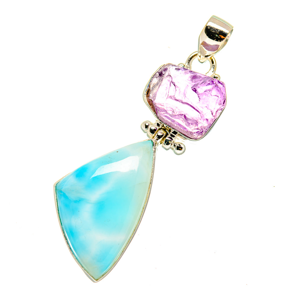 Larimar Pendants handcrafted by Anasilvercos - PD3999