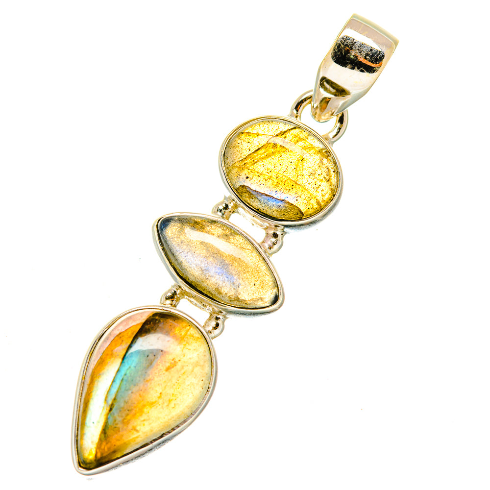Labradorite Pendants handcrafted by Anasilvercos - PD4015