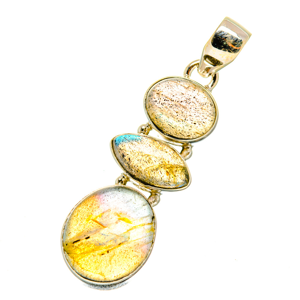 Labradorite Pendants handcrafted by Anasilvercos - PD4017