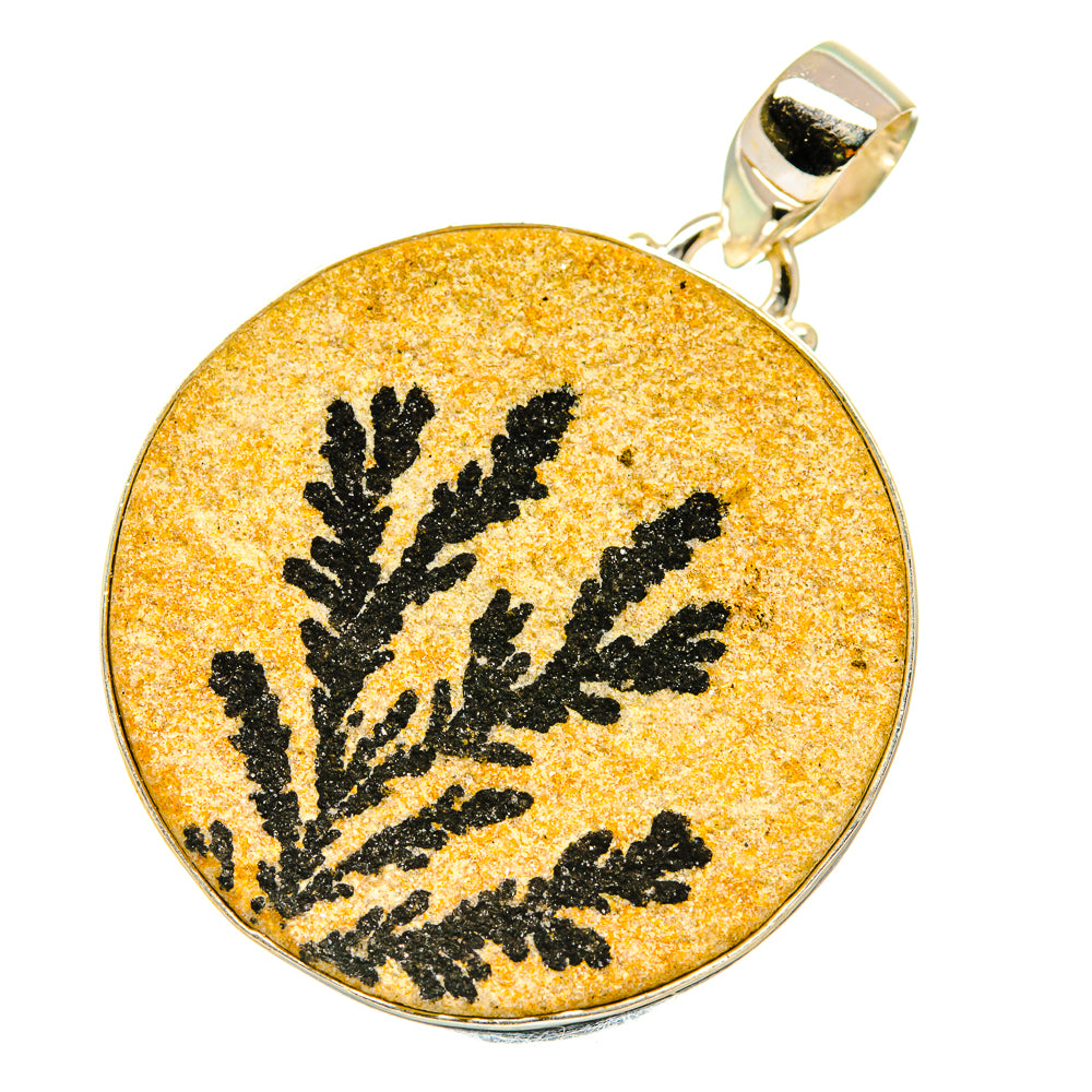 Germany Psilomelane Dendrite Pendants handcrafted by Anasilvercos - PD4029