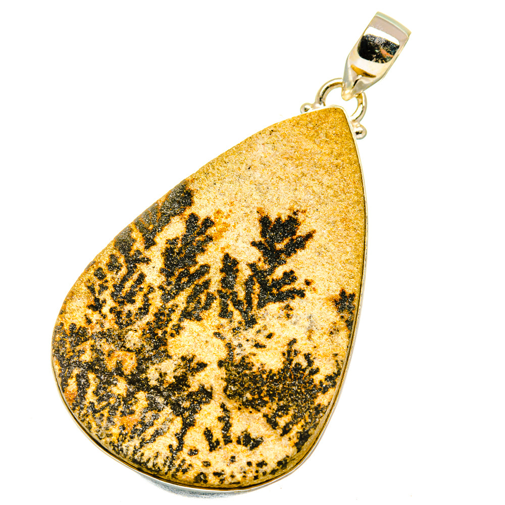 Germany Psilomelane Dendrite Pendants handcrafted by Anasilvercos - PD4031