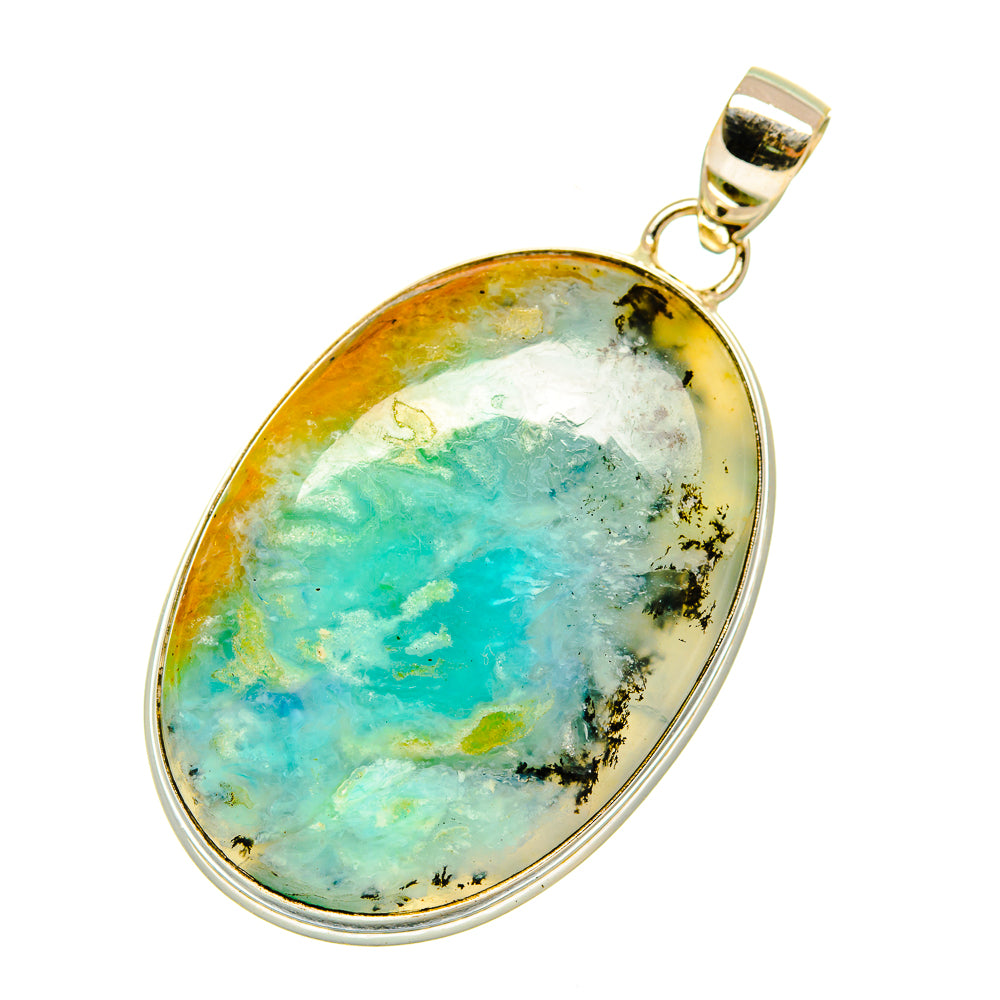 Peruvian Opal Pendants handcrafted by Anasilvercos - PD4041
