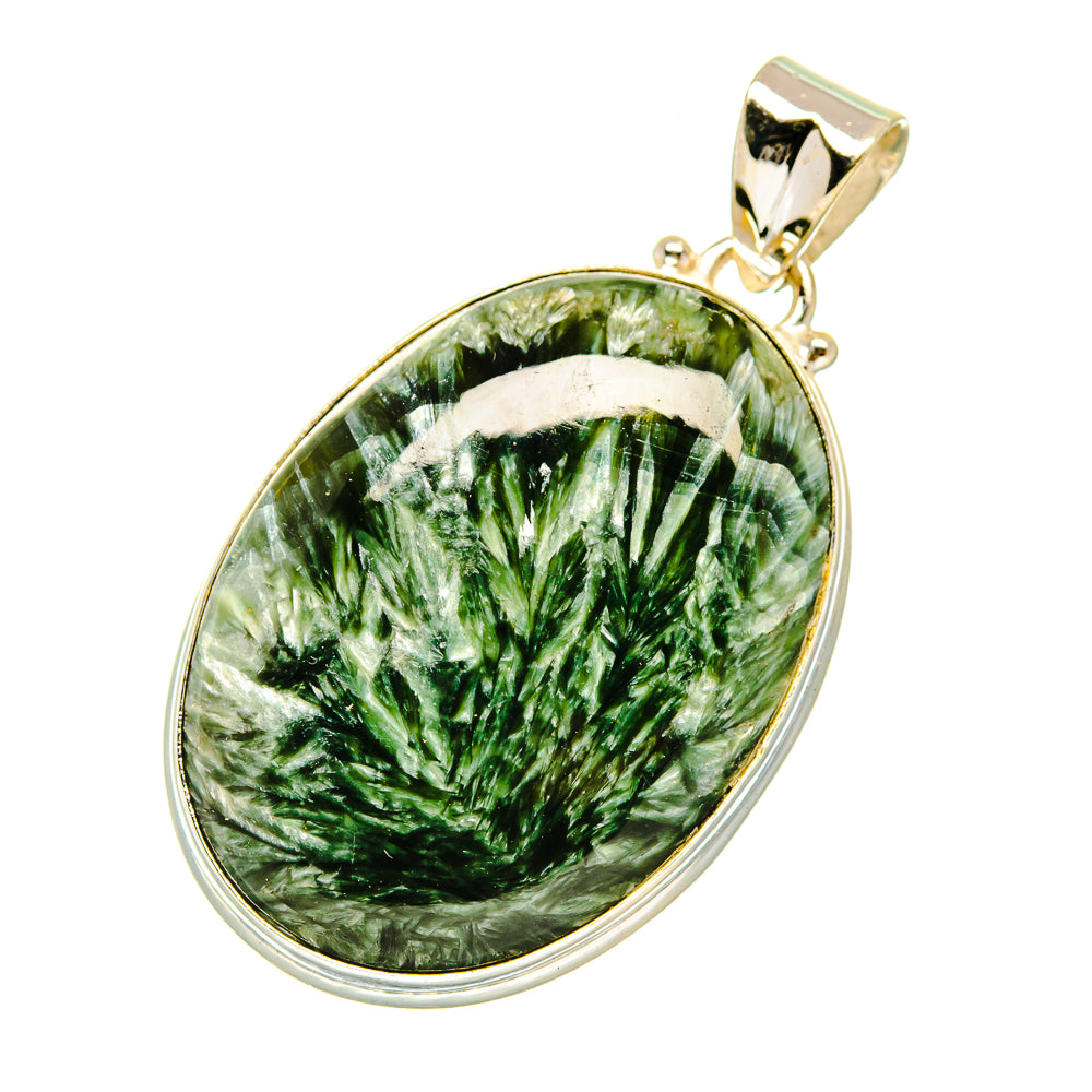 Seraphinite Pendants handcrafted by Anasilvercos - PD4042