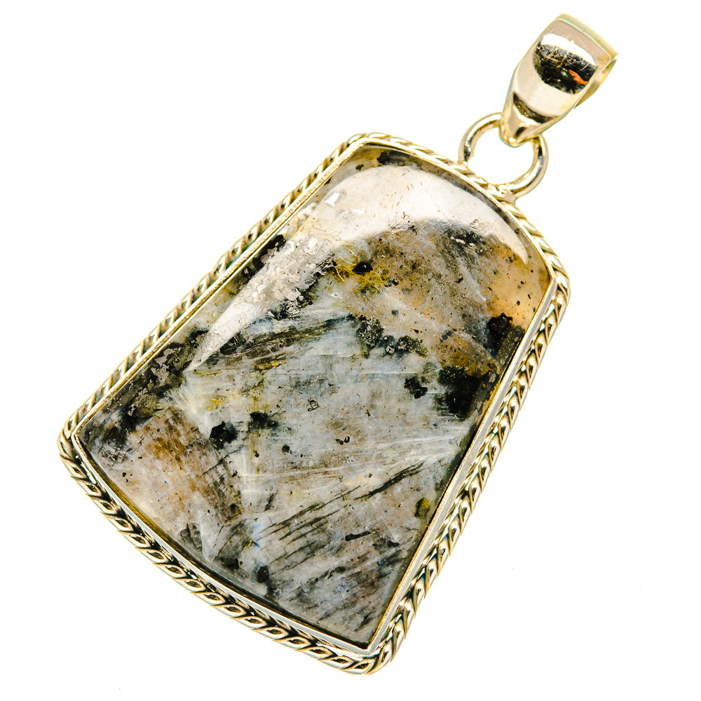 Gabbro Stone Pendants handcrafted by Anasilvercos - PD4047