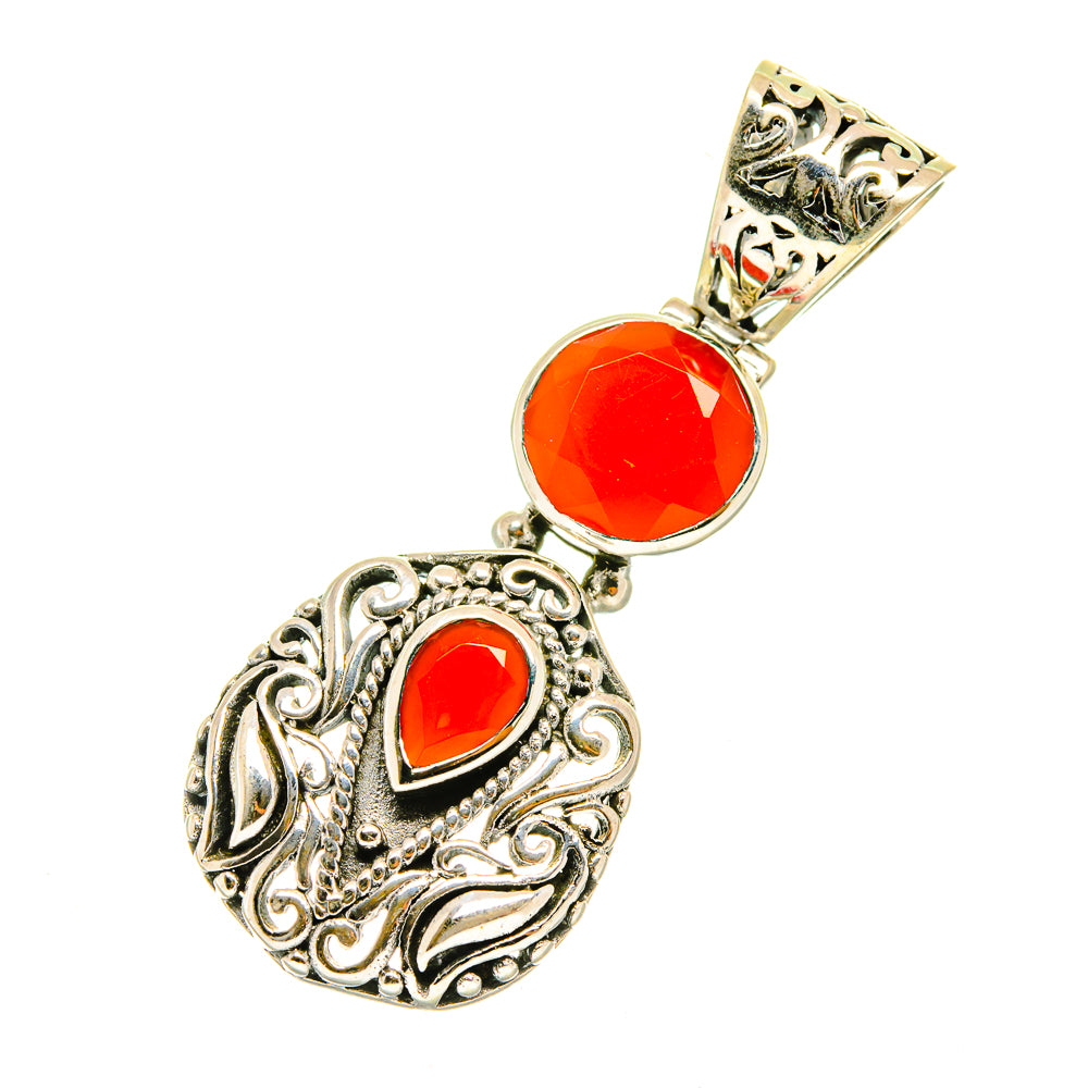 Carnelian Pendants handcrafted by Anasilvercos - PD4057