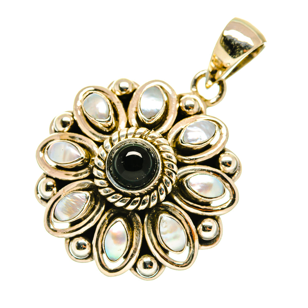 Black Onyx Pendants handcrafted by Anasilvercos - PD4060