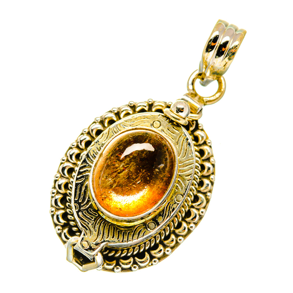 Citrine Pendants handcrafted by Anasilvercos - PD4064