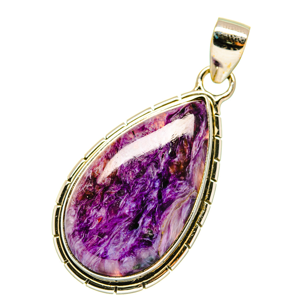 Charoite Pendants handcrafted by Anasilvercos - PD4083