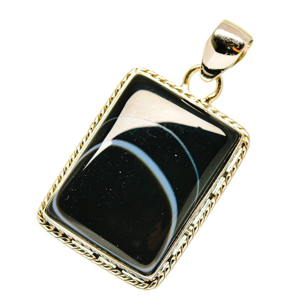 India Agate Pendants handcrafted by Anasilvercos - PD4099