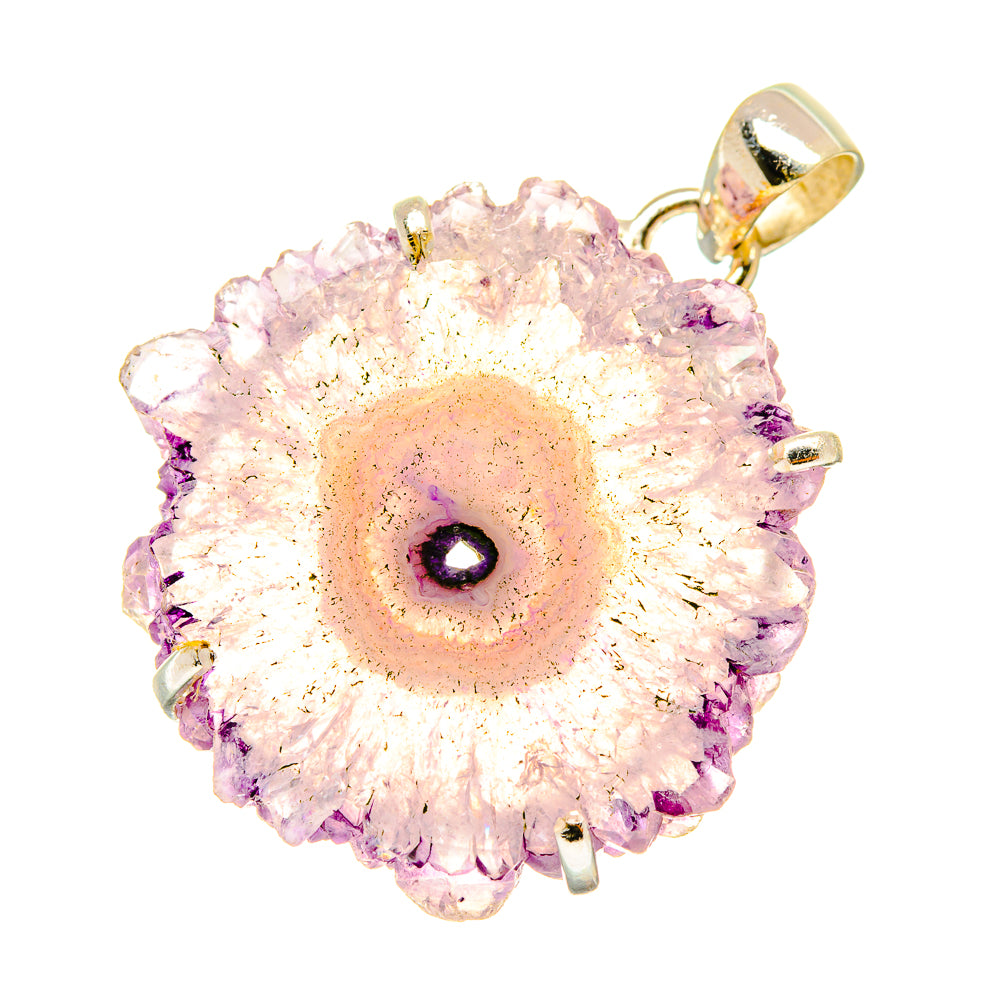Amethyst Stalactite Pendants handcrafted by Anasilvercos - PD4109