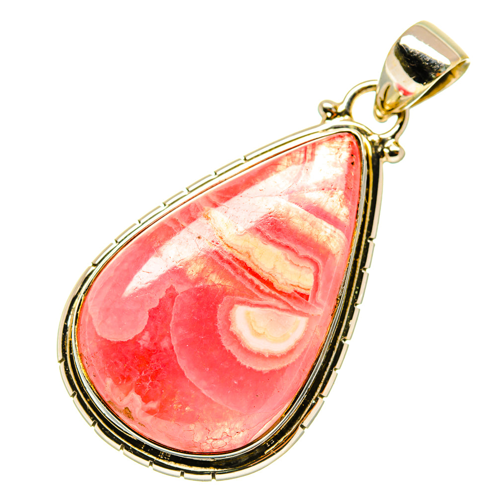 Rhodochrosite Pendants handcrafted by Anasilvercos - PD4120