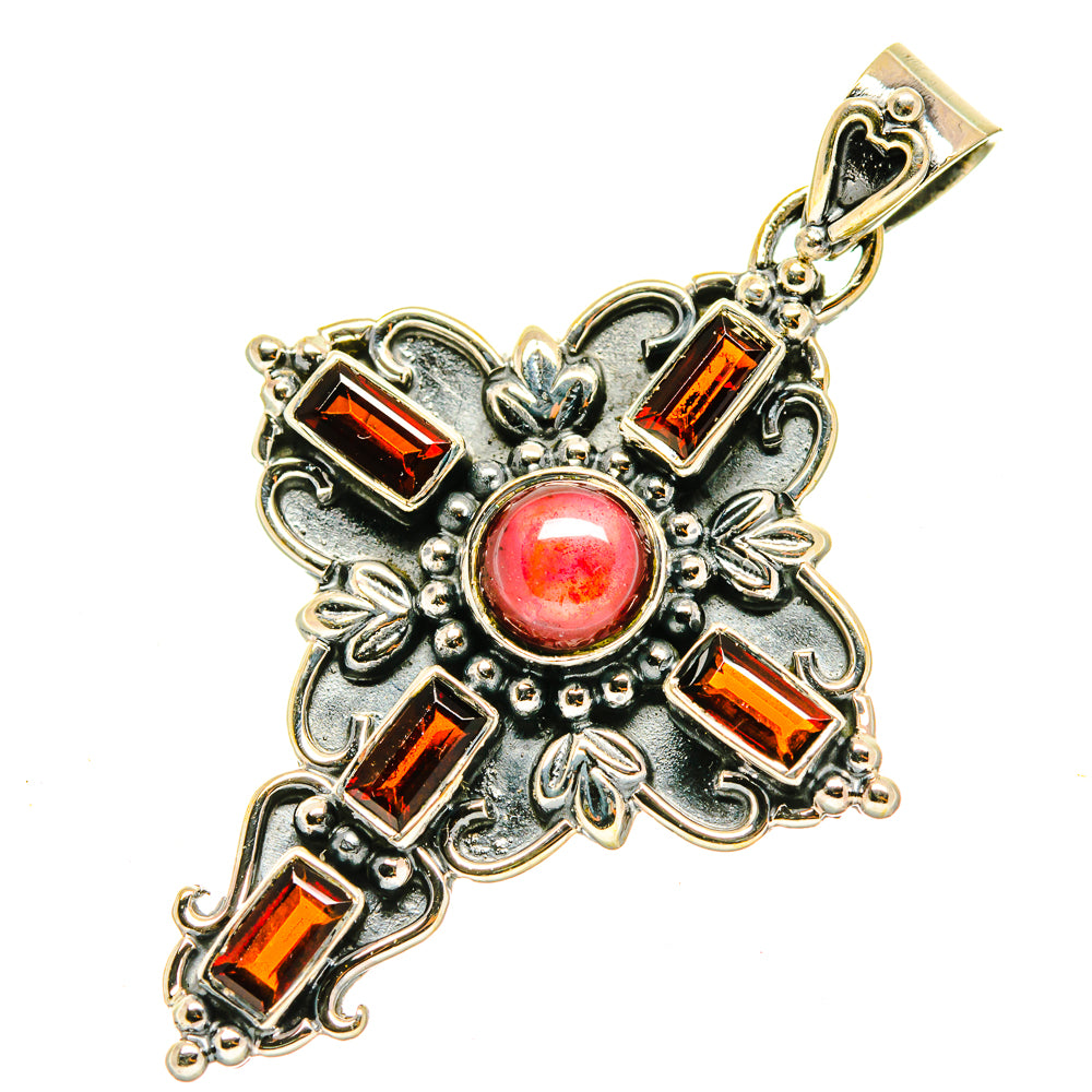 Garnet Pendants handcrafted by Anasilvercos - PD4123