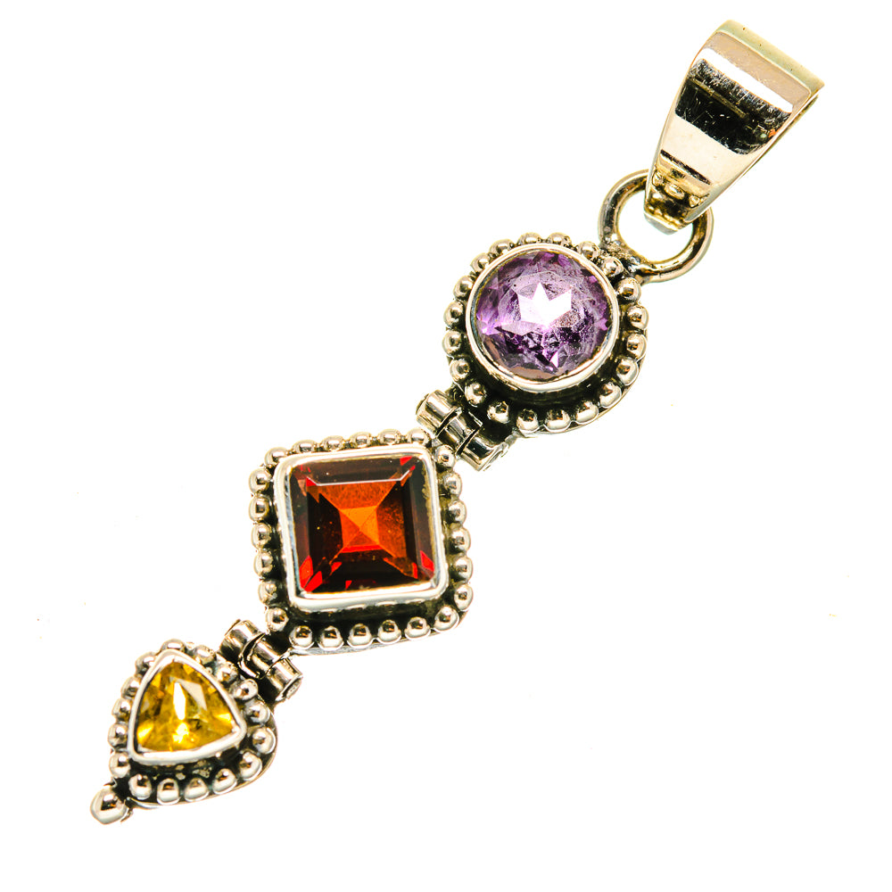 Garnet Pendants handcrafted by Anasilvercos - PD4125