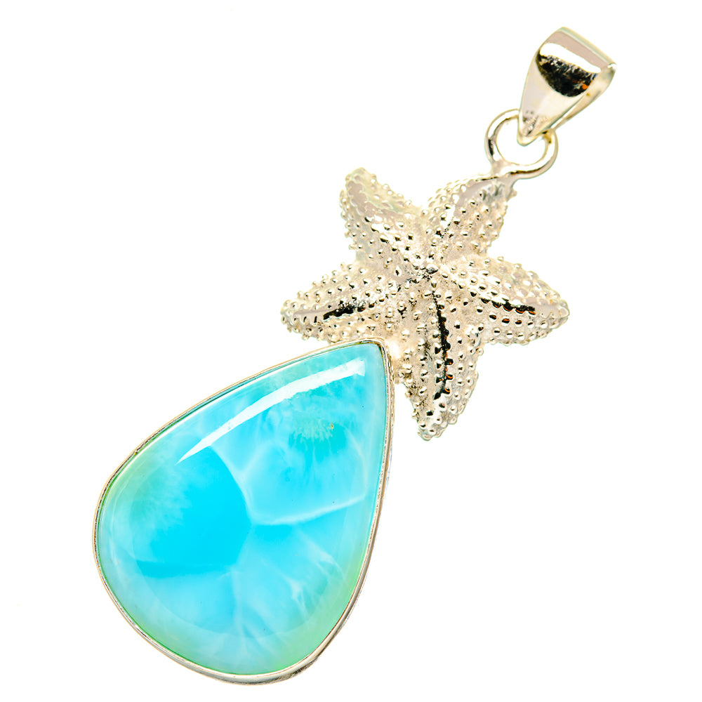Larimar Pendants handcrafted by Anasilvercos - PD4134