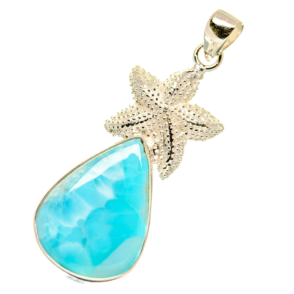 Larimar Pendants handcrafted by Anasilvercos - PD4135