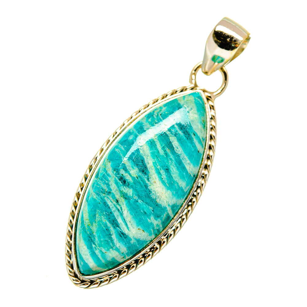 Amazonite Pendants handcrafted by Anasilvercos - PD4139