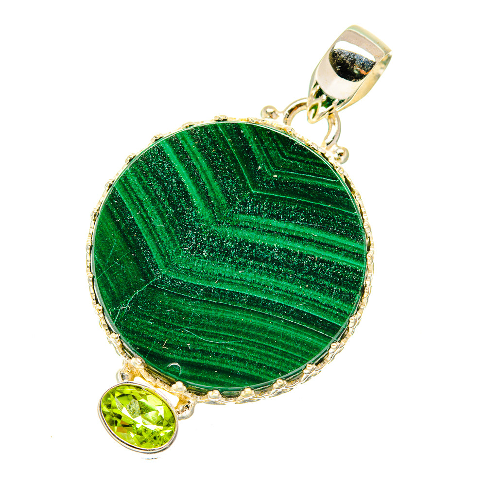 Malachite Pendants handcrafted by Anasilvercos - PD4143