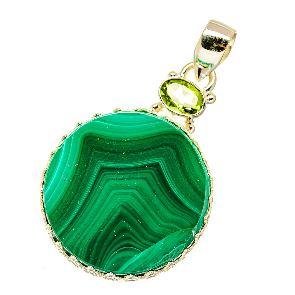 Malachite Pendants handcrafted by Anasilvercos - PD4146