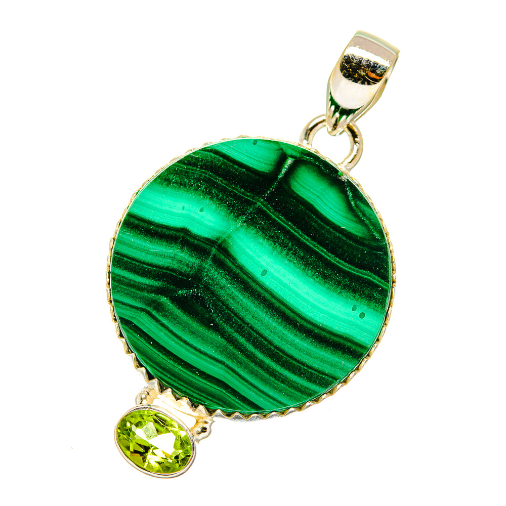 Malachite Pendants handcrafted by Anasilvercos - PD4147