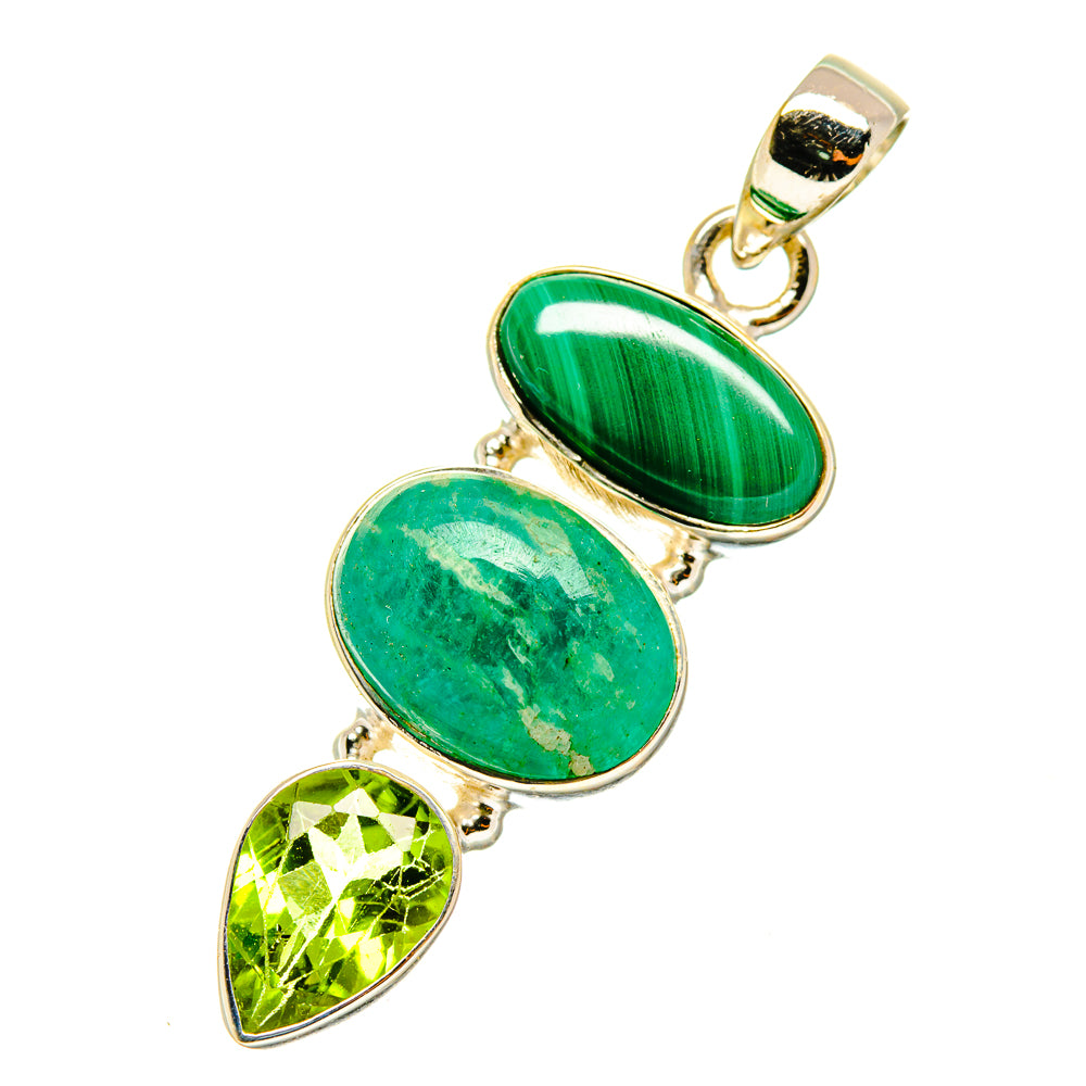 Amazonite Pendants handcrafted by Anasilvercos - PD4149