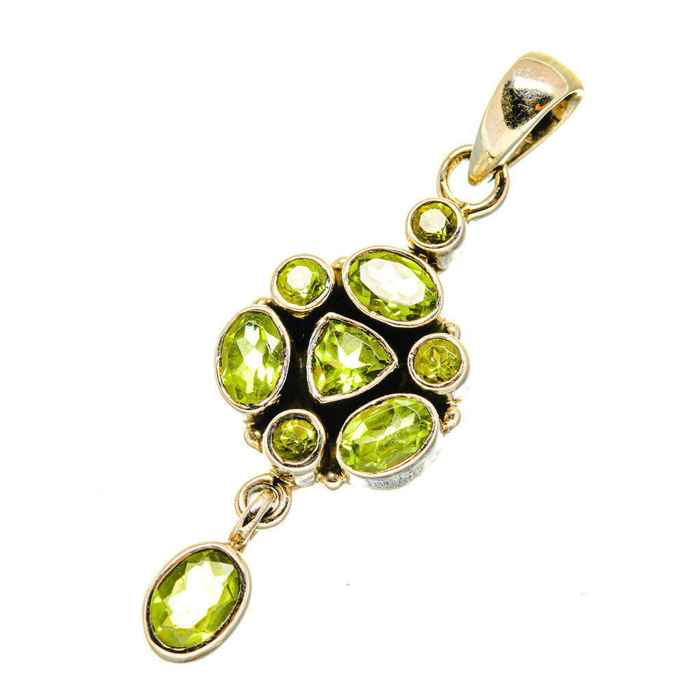 Peridot Pendants handcrafted by Anasilvercos - PD4157