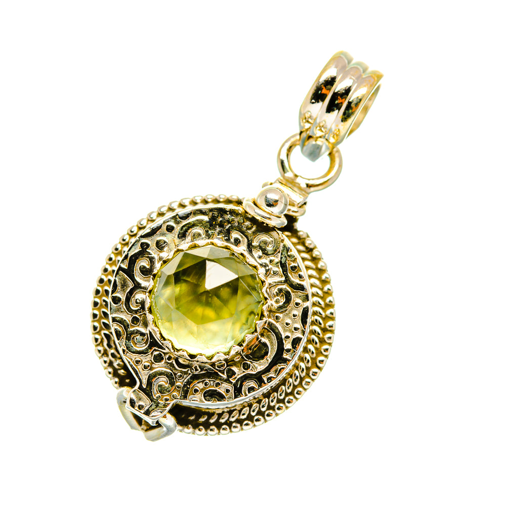 Prehnite Pendants handcrafted by Anasilvercos - PD4168